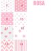 VIOLA: una ghirlanda di lettere rosa e lilla per decorare la sua cameretta con il suo nome!
