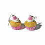 ORECCHINI CUPCAKE PENDENTI IN FIMO