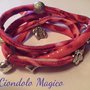 Bracciale in lycra fucsia passion