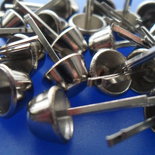200 Piedini Metallici Per Borse – Borchie Chiodini Da 15 Mm Per Pelle E Fai Da Te, Nero