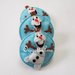 Set di 5 spille in feltro per la vostra festa di compleanno a tema Frozen: Olaf il pupazzo di neve ringrazierà i piccoli ospiti per voi!