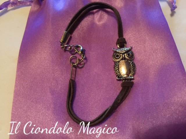 Bracciale Gufo In Acciaio Inox 18k Oro Per Donna, Gioiello Carino Con Ciondolo Uccello, Regalo Per Amanti Dei Gufi, Confezione Velluto
