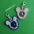  Ciondoli "Mickey mouse" realizzati con perline Miyuki delica
