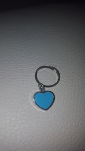 Anello cuore blu 