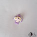 Bomboniere Ciondoli croce con angioletto lilla per comunione 