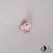 Bomboniere Ciondoli croce con angioletto lilla per comunione 