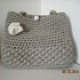 borsa fettuccia beige