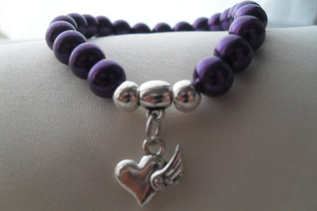 Bracciale da uomo/donna in pelle nappa blu navy da 4 mm e argento sterling di Lyme Bay Art. - Italia
