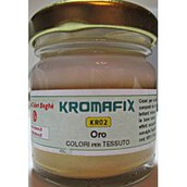 Colore per tessuto Oro 30 ml - Kromafix