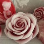 Candela profumata San Valentino - Rosa