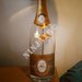 Lampada Bottiglia Cristal Magnum Champagne Louis Roederer Arredo riciclo creativo
