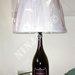 Lampada Bottiglia Dom Perignon Rosè Champagne Luminous Magnum artigianale da arredo riciclo creativo