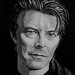 Ritratto David Bowie acrilico pop art 