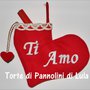 Idea regalo San Valentino MESSAGGIO AMORE in CUORE portagioie personalizzabile