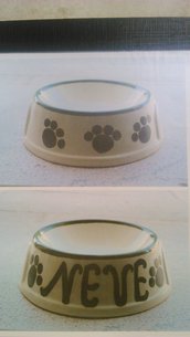 Ciotola gatto in ceramica