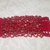 Bracciale crochet e perline "Bordeaux"