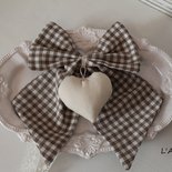 Set di 2 fermatende in macramè di cotone e poliestere, stile bohémien