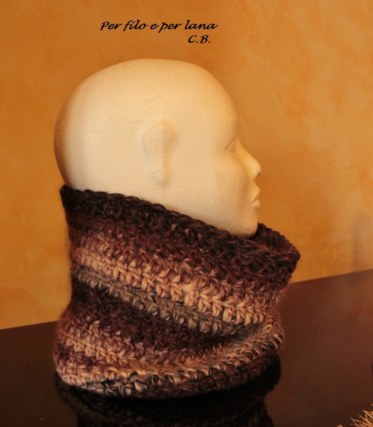 Sciarpa Tubo (snood) Per Bambino In Cotone Doppio Strato - Scaldacollo