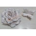Rosa shabby bianca con scrittura - Forme Tessili 3D
