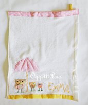 Asciugamani 'Gufi e civette': un asciugamano su misura per la tua bambina
