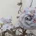 Rosa vintage azzurra - Forme Tessili 3D