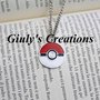 Collana sfera Pokè POKEMON Pokeball Pikachu Ash Ketchum cattura Pokèmon Anime