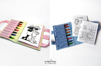 Mini Libro da Colorare con Colori - Bambini - Giocattoli - di la Bo