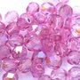 20 perle mezzo cristallo CRYSTAL VIOLET AB - 6 mm