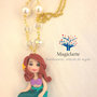 Collana con bambolina Ariel la Sirenetta