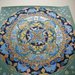 Mandala ' Vive in continuità'  dipinto originale, dipinto artistico 35 x 35 cm., colori acrilici, color bronzo e d'argento su carta