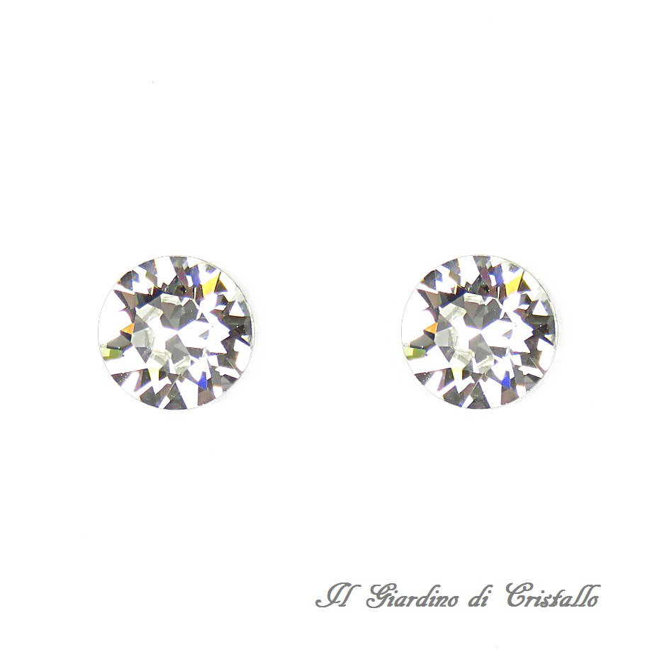 Elli Orecchini Lunghi In Argento 925 Con Cristallo Bianco - Gioielli Eleganti Fatti A Mano, Regalo Perfetto Per Donna
