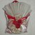 Bomboniera matrimonio bustina origami in pizzo rosso