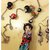 collana e orecchini geisha in fimo handmade