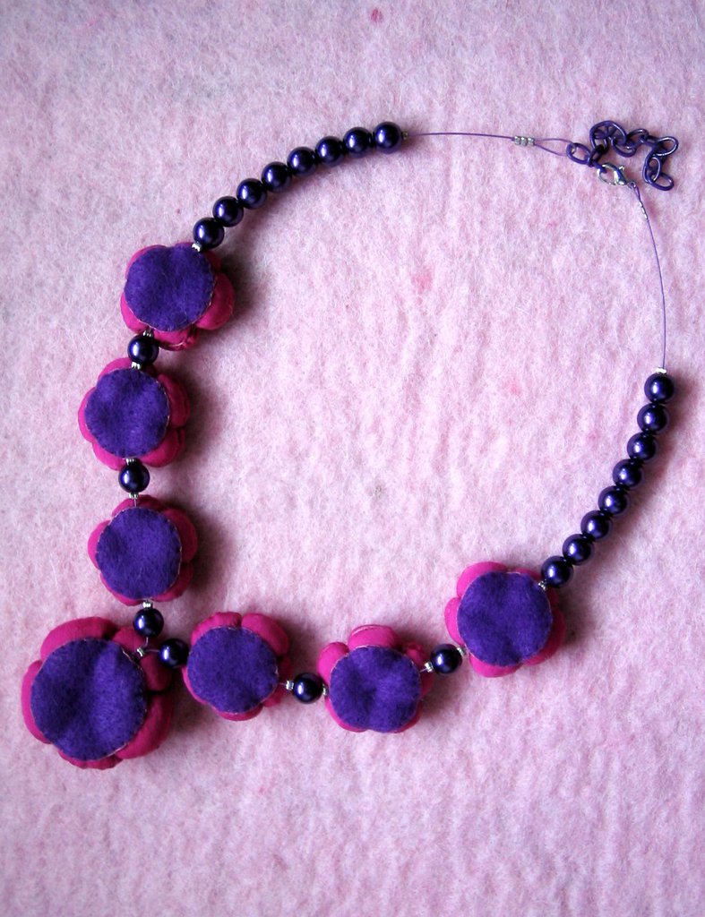MWOOT Collana con 2 Pezzi di Fiori Pressati, Collana di | FindTheDeal
