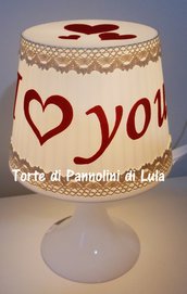 Idea regalo Natale San Valentino uomo donna-Romantica LAMPADA personalizzata-anniversario amore