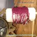 Bracciale crochet e perline “Rosa oro”