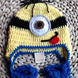 Set Cappello, Sciarpa E Guanti Minions - 1 In A Minion - Giallo 4-8 Anni - Foto 2