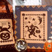 Black Cats' Halloween - Schema Punto Croce Gatti Neri - Waxing Moon Designs