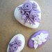 confetti decorati in pasta di zucchero tiffany lilla