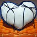 Cuscino fedi cuscinetto portafedi cuore aida da ricamare SCEGLI IL COLORE