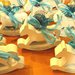BOMBONIERA BATTESIMO NASCITA - compleanno - CAVALLO A DONDOLO in forex con sacchettino confetti  - PORTAFOTO con PERSONALIZZAZIONE - no fimo