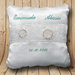 Cuscinetto cuscino porta fedi personalizzato ricamo dei nomi e data matrimonio scegli colori