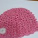 cappello neonata rosa