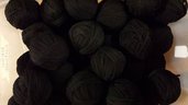 Stock 5 kg cotone nero in gomitolo (SPEDIZIONE GRATUITA)