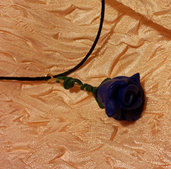 Ciondolo  - Rosa blu pendente