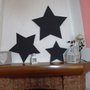 Tris di stelle Shabby Chic grandezze diversa 