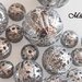 perline filigranate argento 10pz
