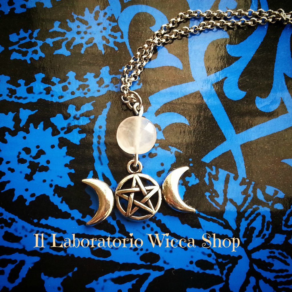 Collana girocollo celeste, collana nera e argento, gioielli con