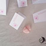 POLY NASCITA - PIEDINI ROSA GLITTER CM.17 - POLY SAGOMATO RICORRENZE