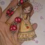 Collana Belle  modellata a mano in fimo 